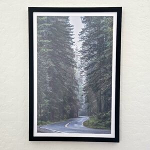 11x17 Original Forest Road Photography Print – Vertical Nature Wall Art